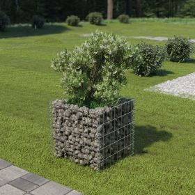 Gabion Raised Bed Galvanized Steel 19.7"x19.7"x19.7"